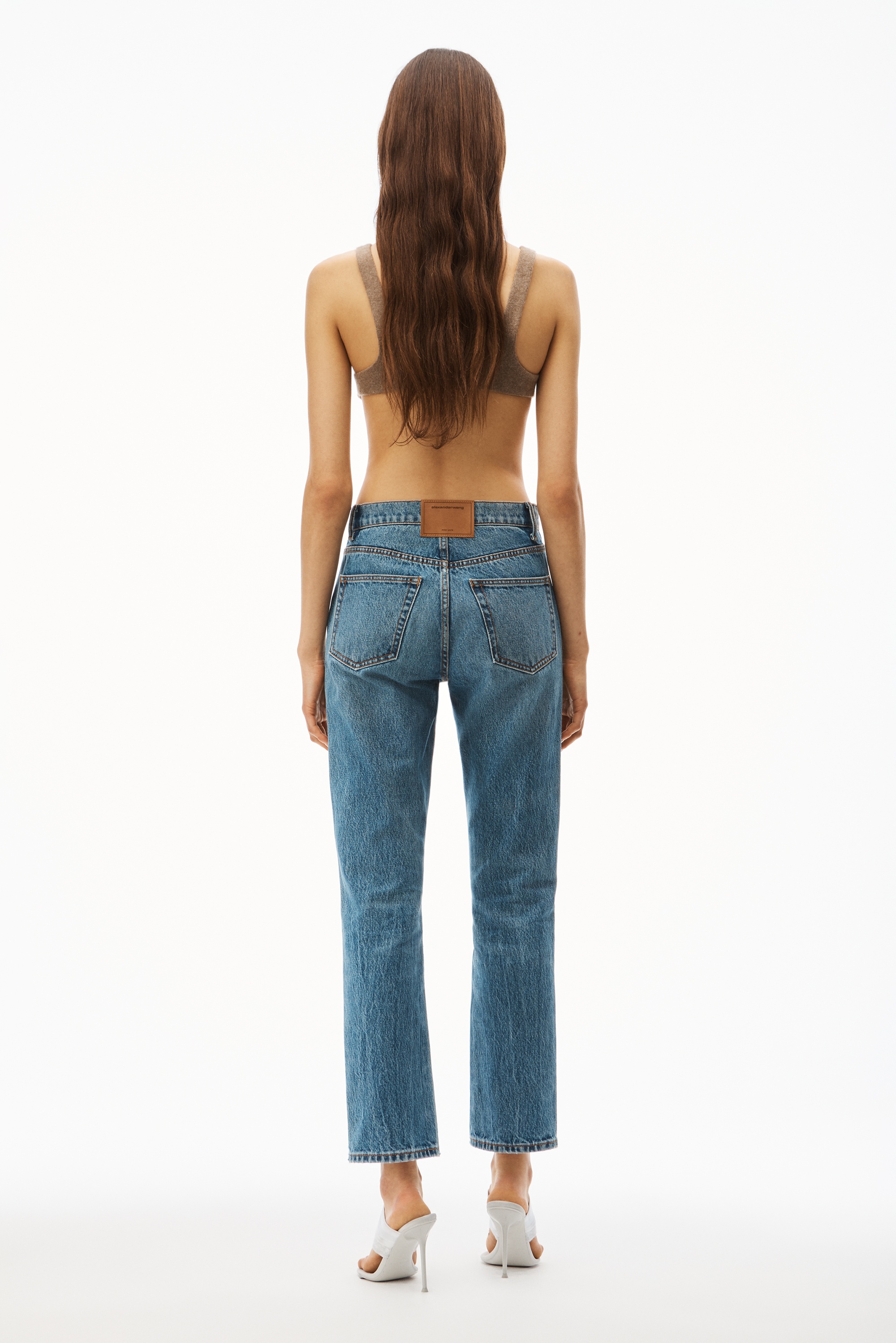 OG HIGH-RISE STOVEPIPE JEAN IN DENIM - 4