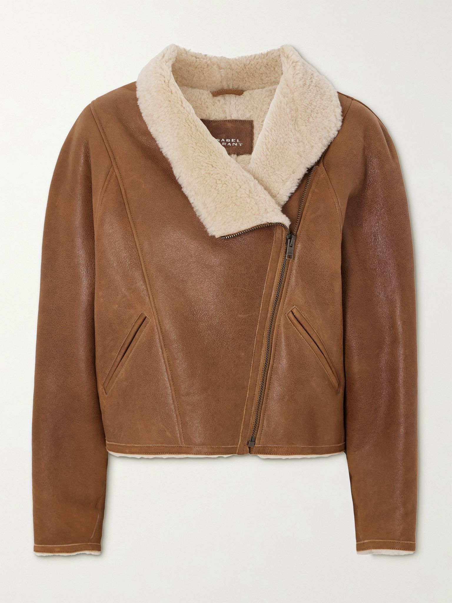 Blondine shearling jacket Brown - 1