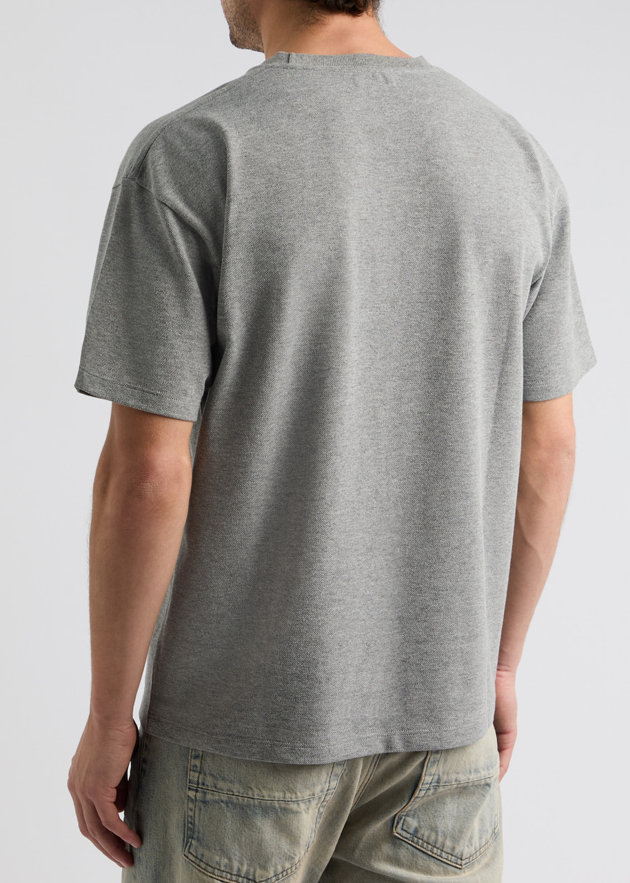 Cassandre logo-embroidered cotton-blend T-shirt - 3