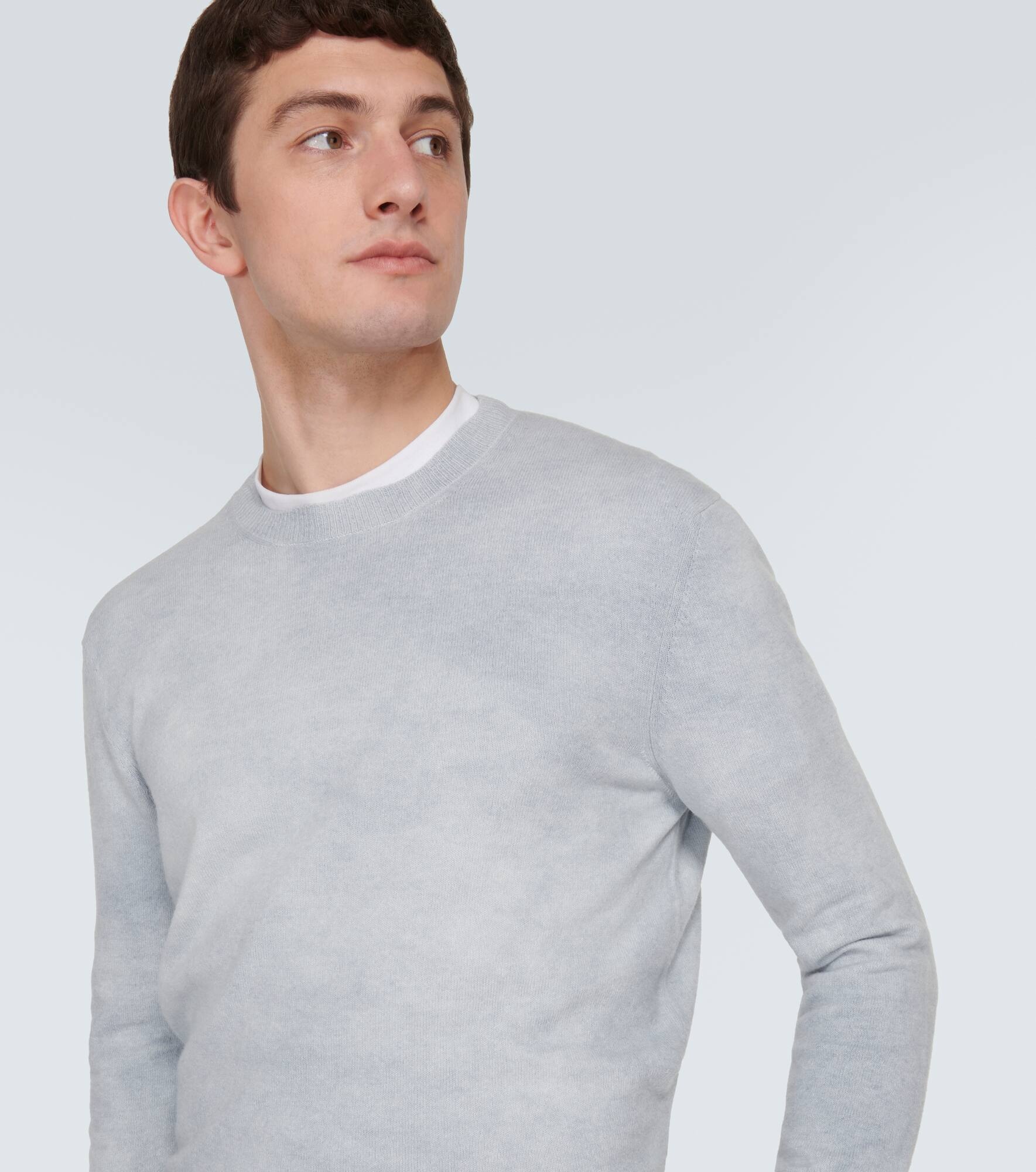 Wool and cotton-blend sweater - 5