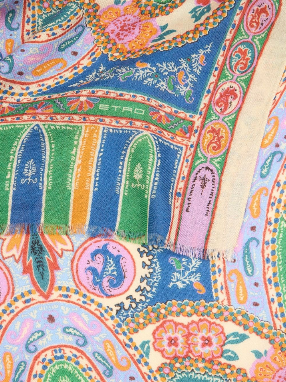 paisley-print scarf - 2