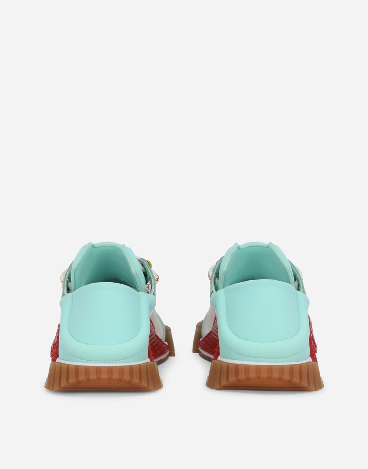 Mixed-materials NS1 slip-on sneakers - 3