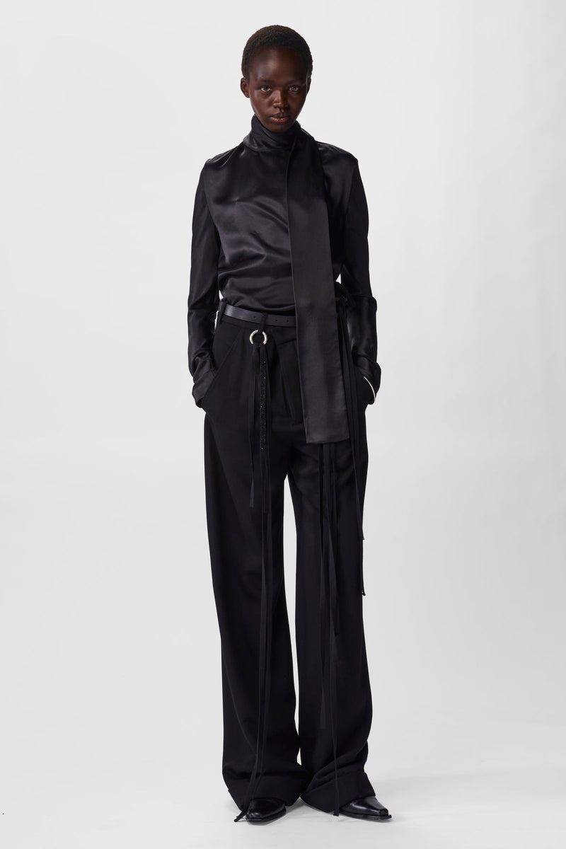 Ernestine Apron Top Satin Washed Silk - 4