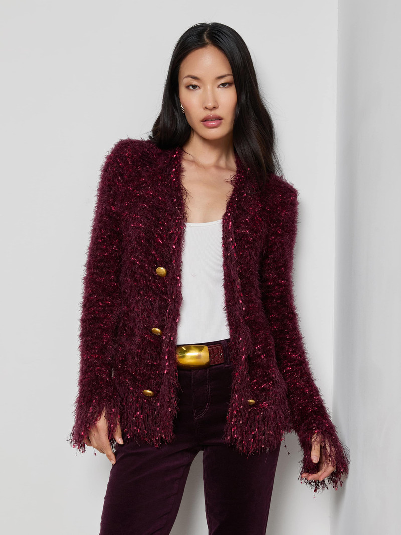 Azure Fringe Cardigan Blazer 3