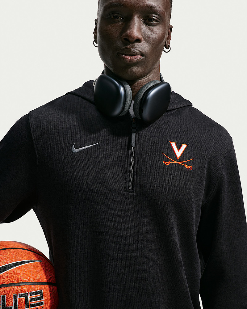 Virginia Cavaliers Nike NCAA Men's Basketball Coaches' Pullover Hoodie 3