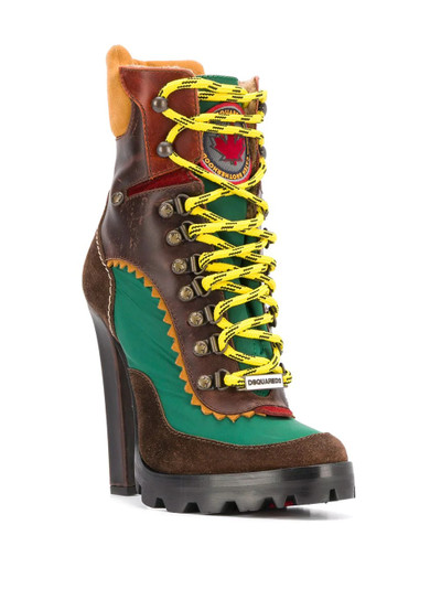 DSQUARED2 panelled high-heeled boots outlook