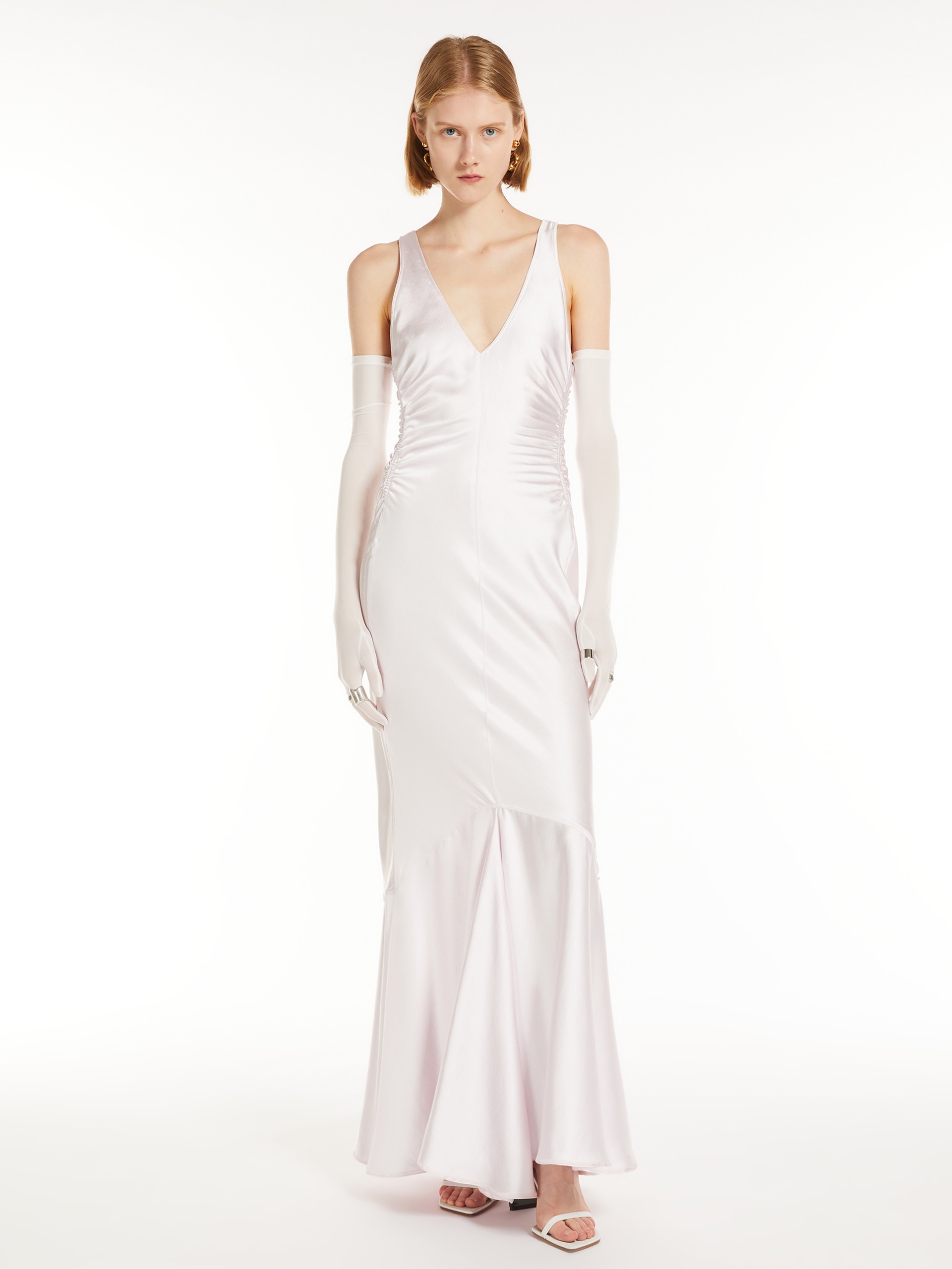KATIA Long satin dress - 2