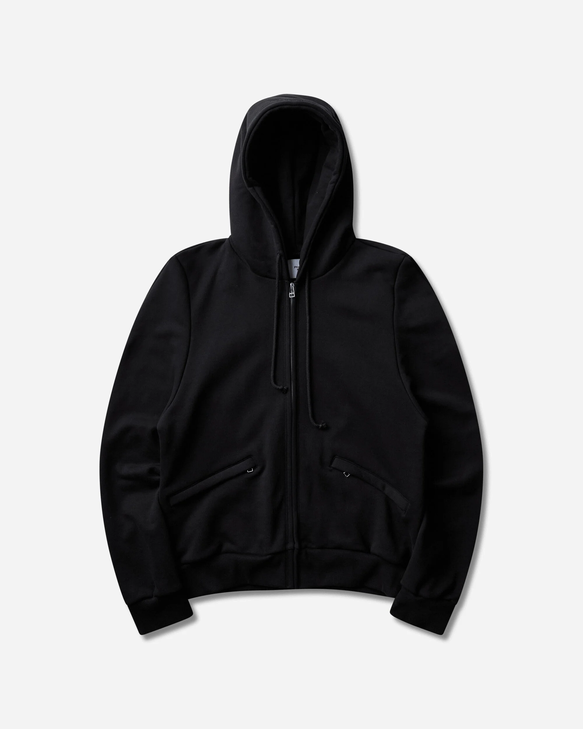 Men's Glam Shoulder Zip Hoodie Black - 1