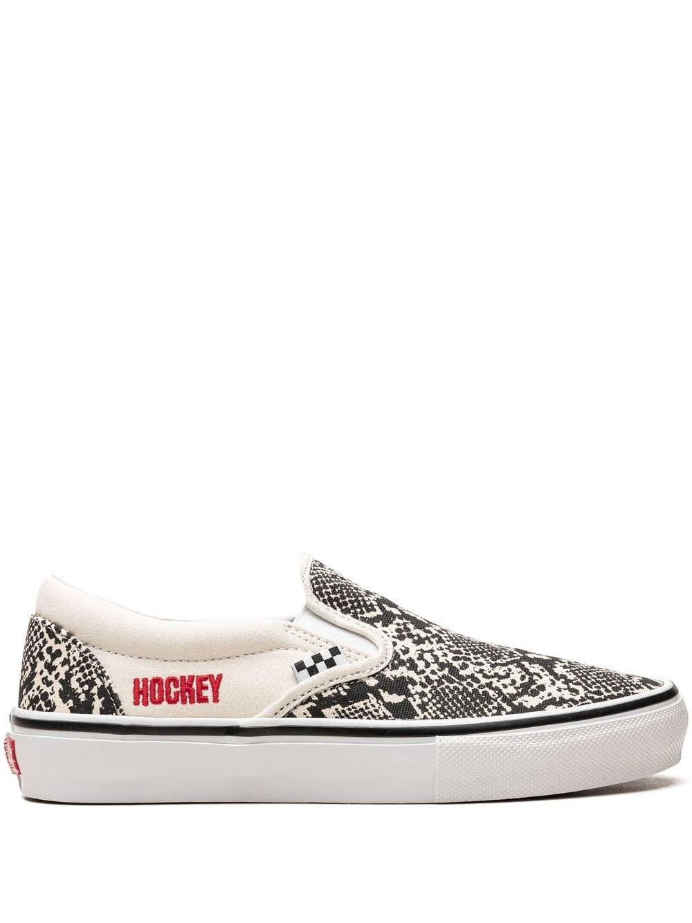 x Hockey Skate Slip-On "Snakeskin" sneakers - 1