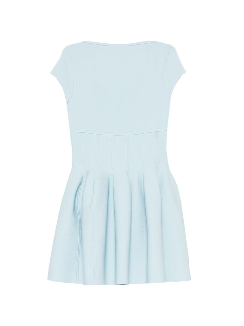 SIMKHAI square-neck flared mini dress outlook