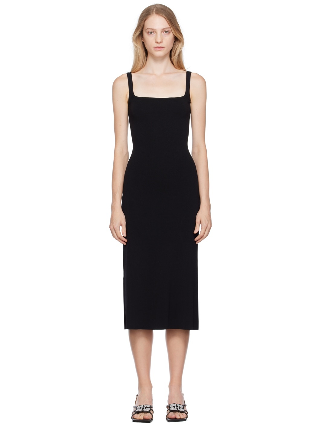 Black Paityn Midi Dress - 1