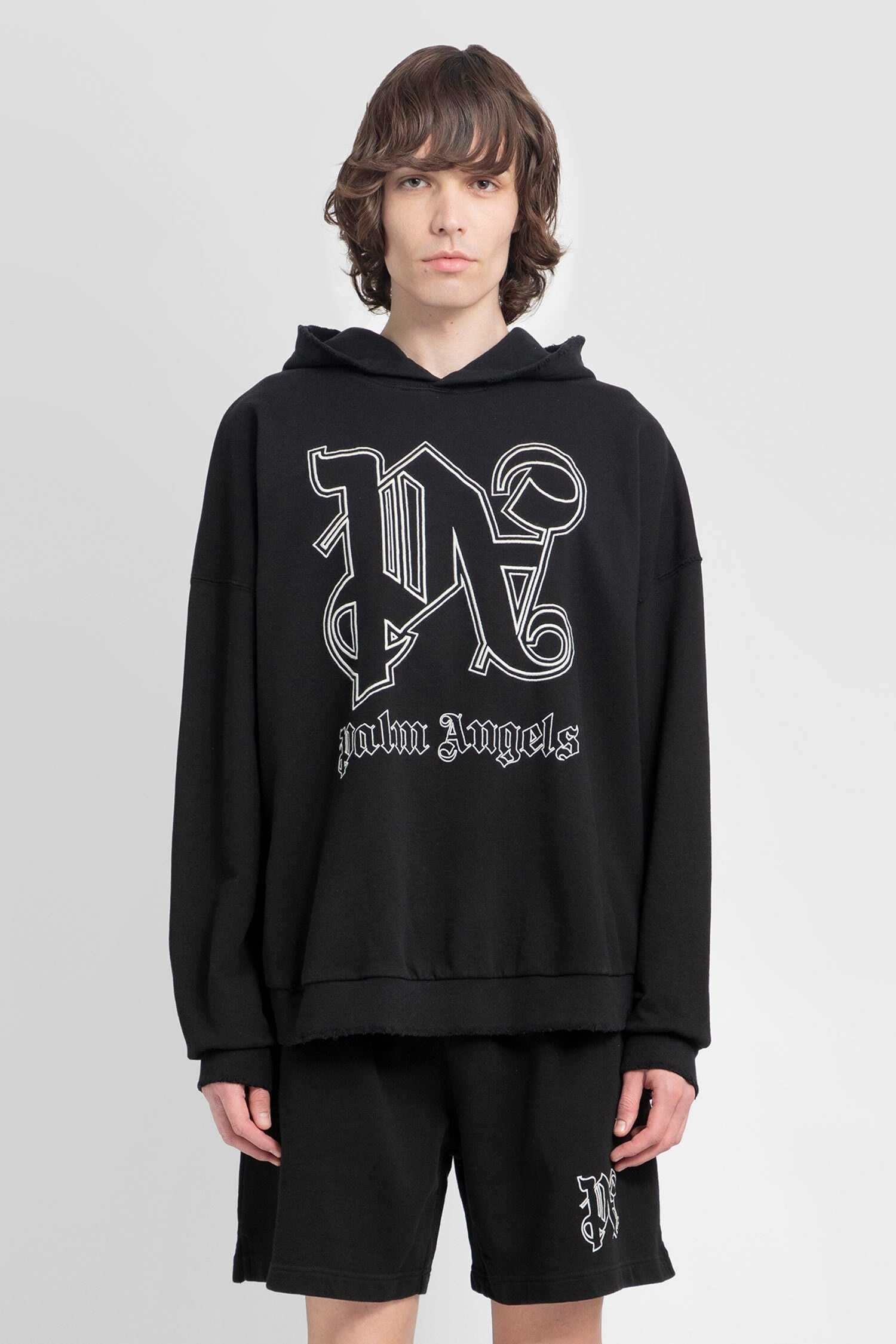 PALM ANGELS MAN BLACK SWEATSHIRTS - 1