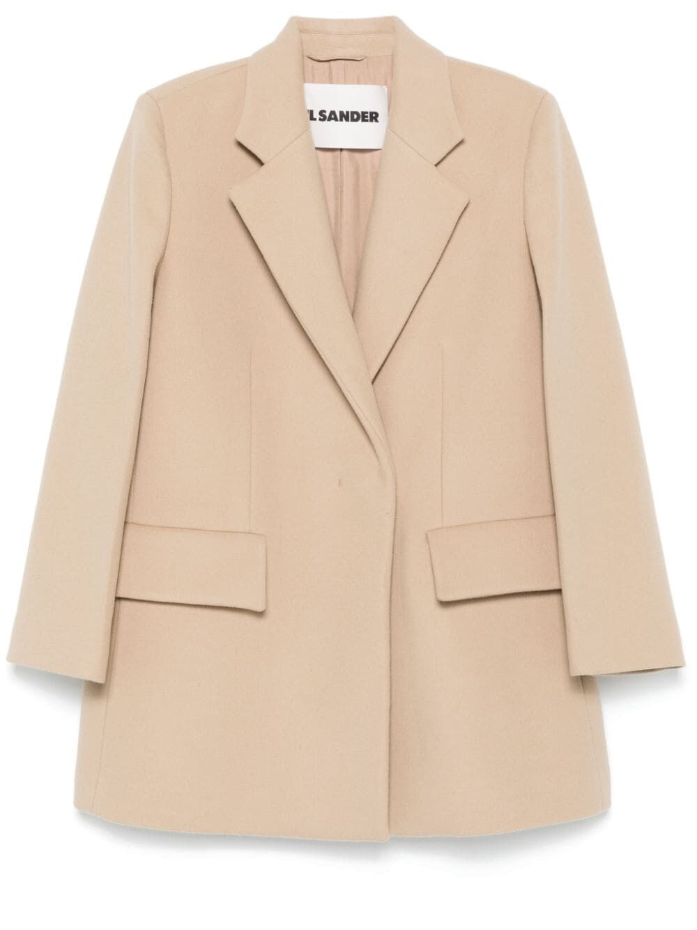 Jil Sander Women Short Double Breasted Tailor Made Crombie - 4