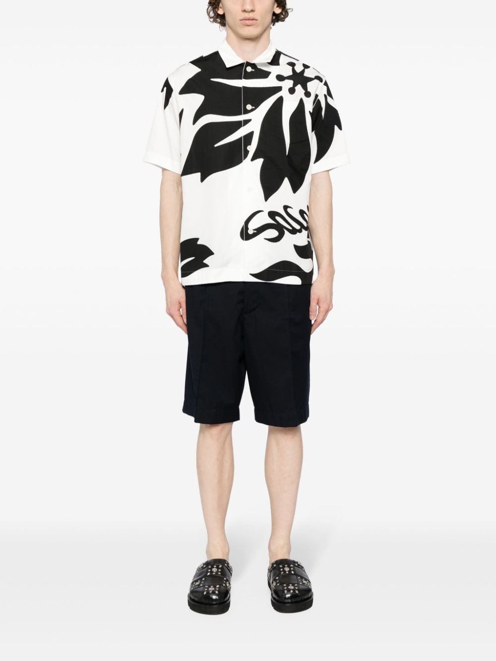 Sacai Men Shirt With Logo - 2