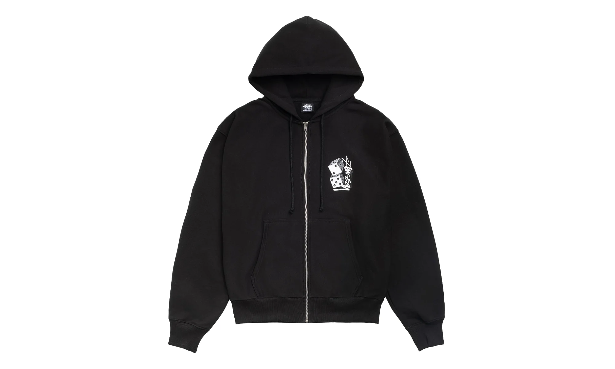 TALL DICE ZIP HOODIE "Black" STUS506 - 1