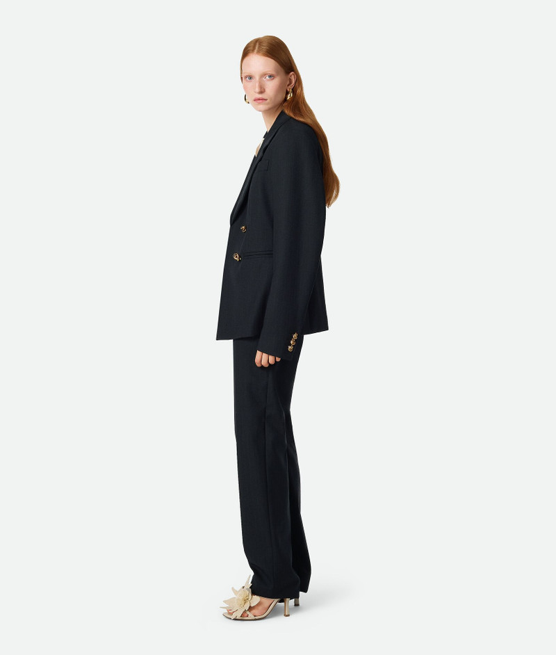 Bottega Veneta Striped Wool Jacket outlook