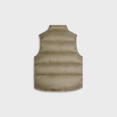 CELINE quilted vest in lightweight nylon outlook