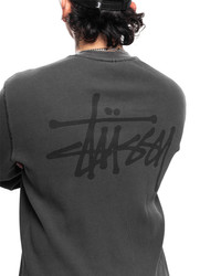 Stüssy Basic Stock LS Thermal Washed Black | REVERSIBLE