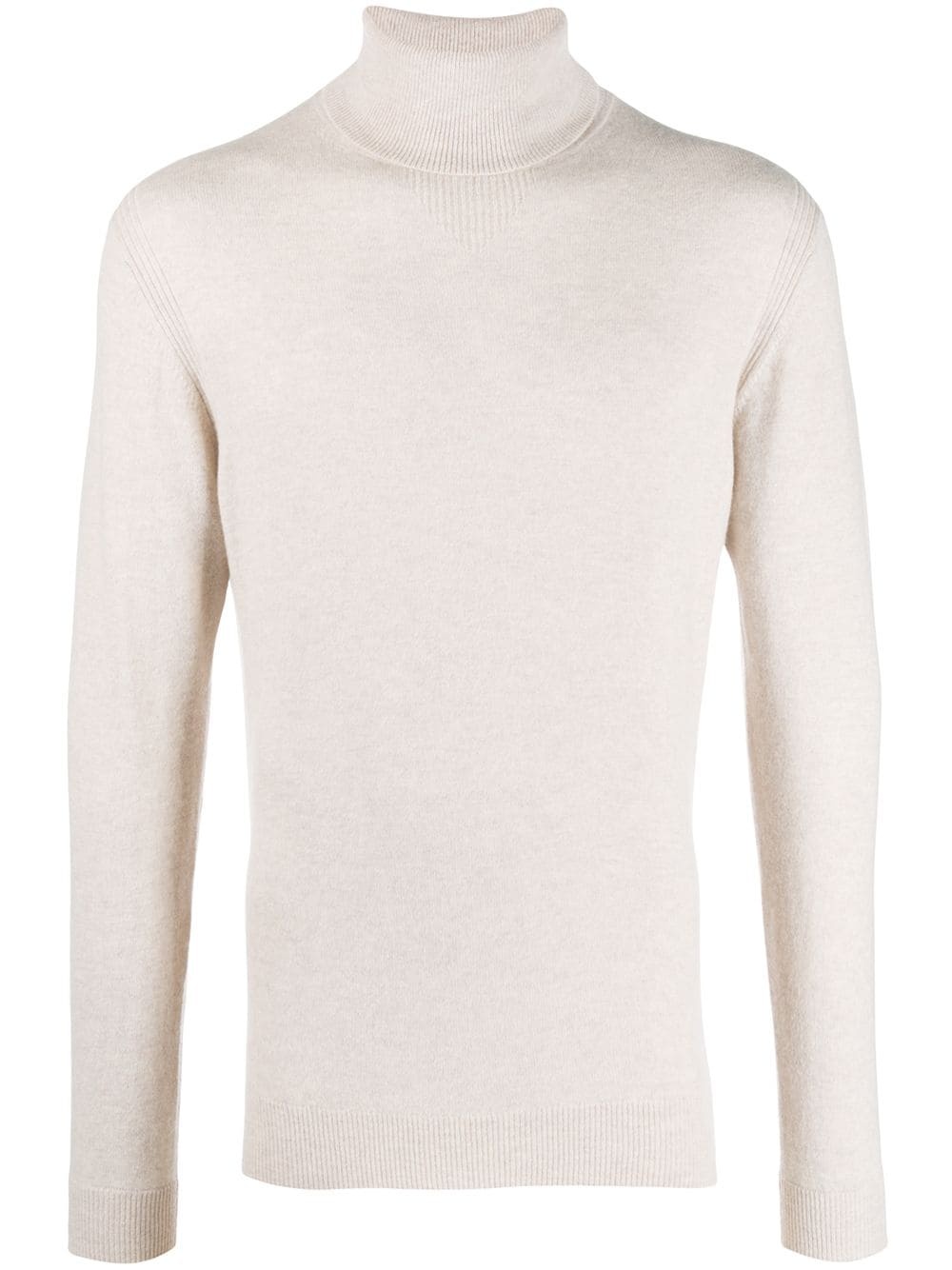 fine knit roll neck jumper - 1