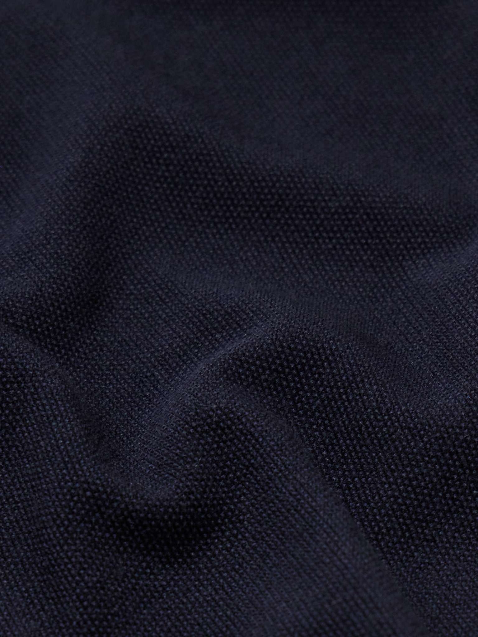 Cotton and Silk-Blend Piqué Sweater - 5