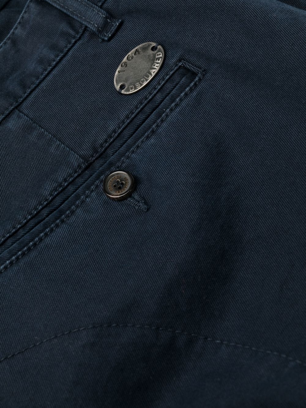 slim-cut cargo trousers - 7