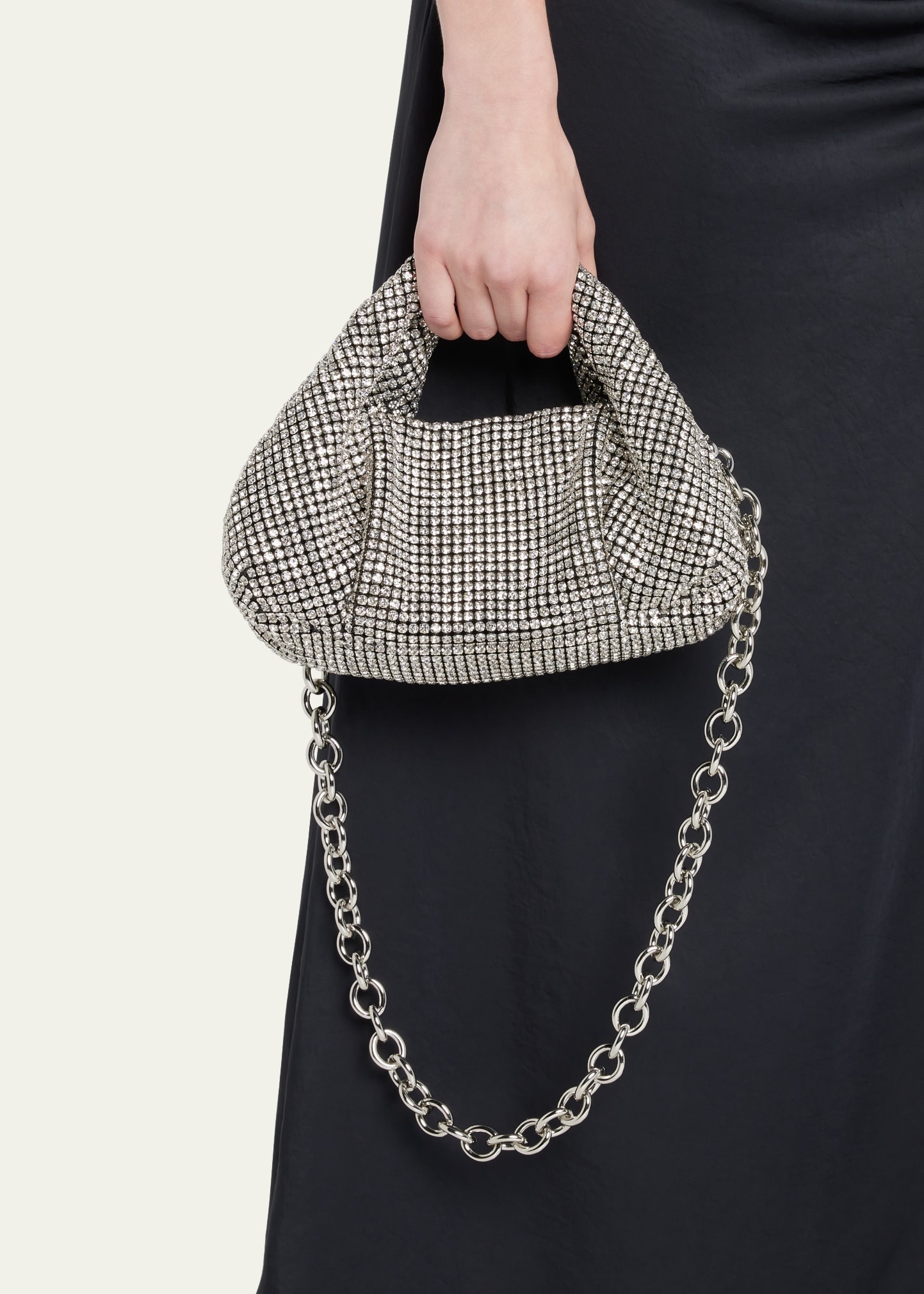 The Moda Mini Shine Crystal Top-Handle Bag - 2