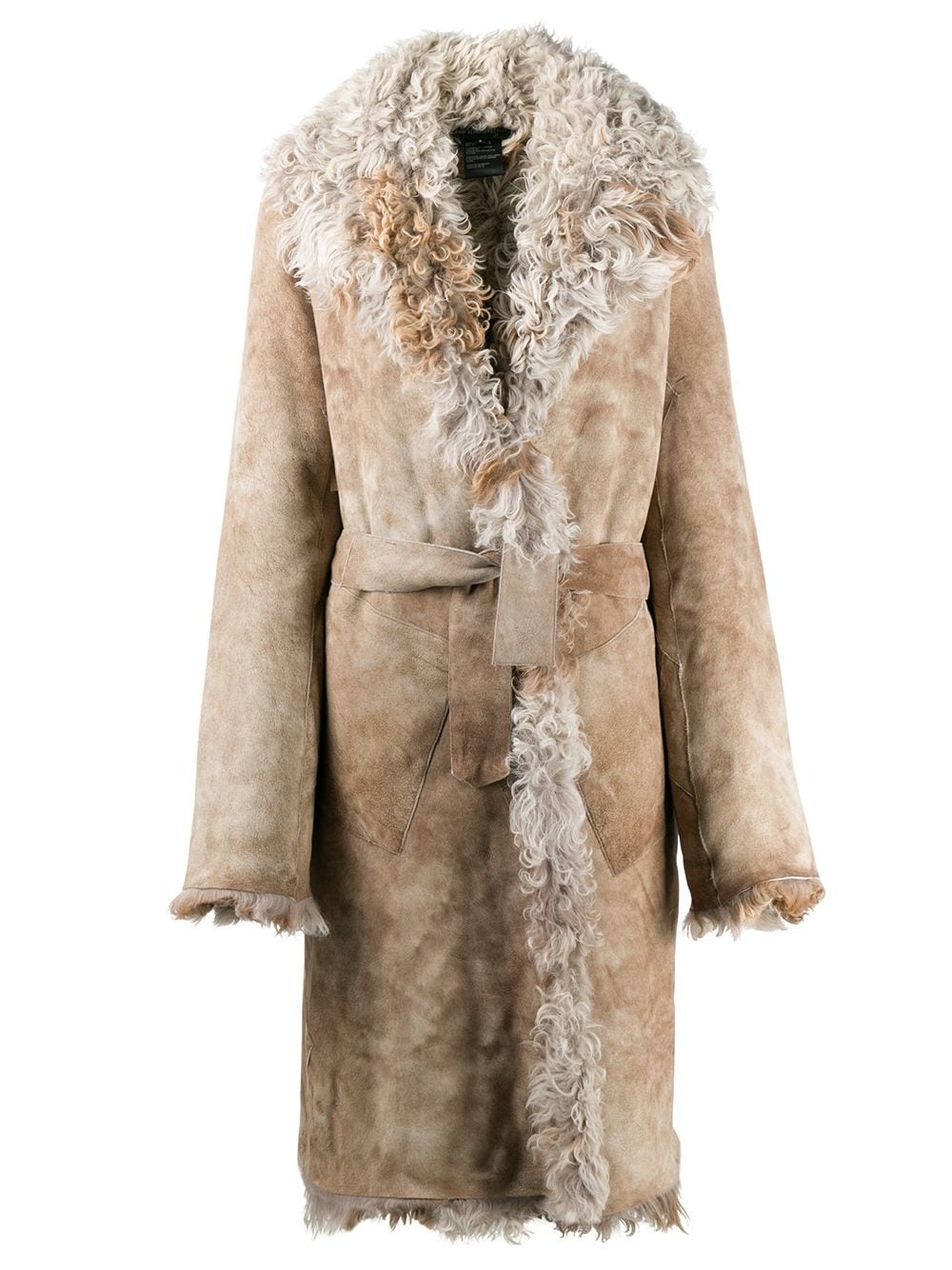 reversible fur coat - 1