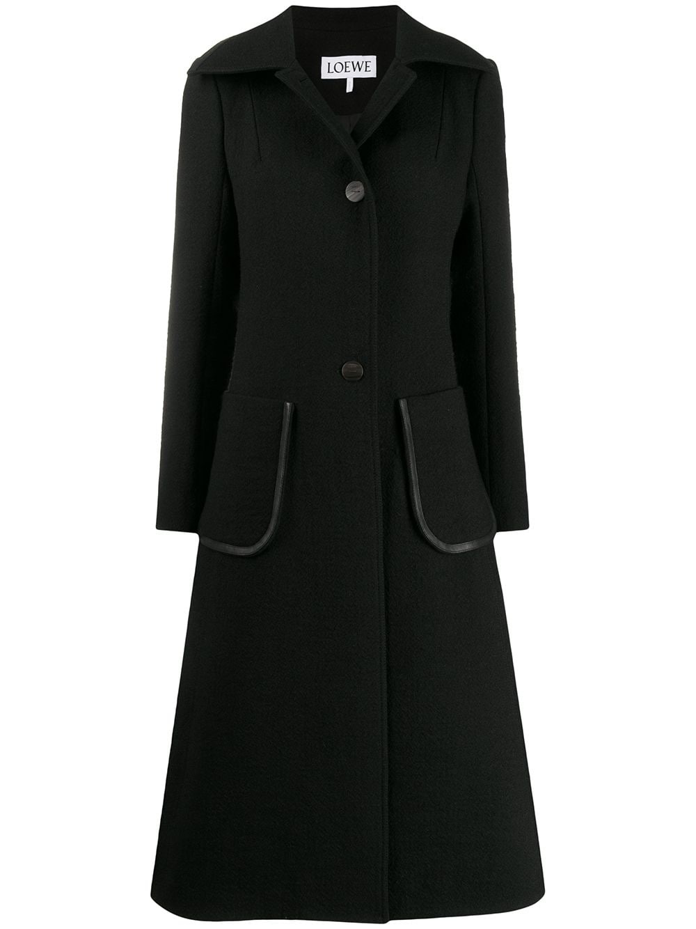 patch pocket coat - 1