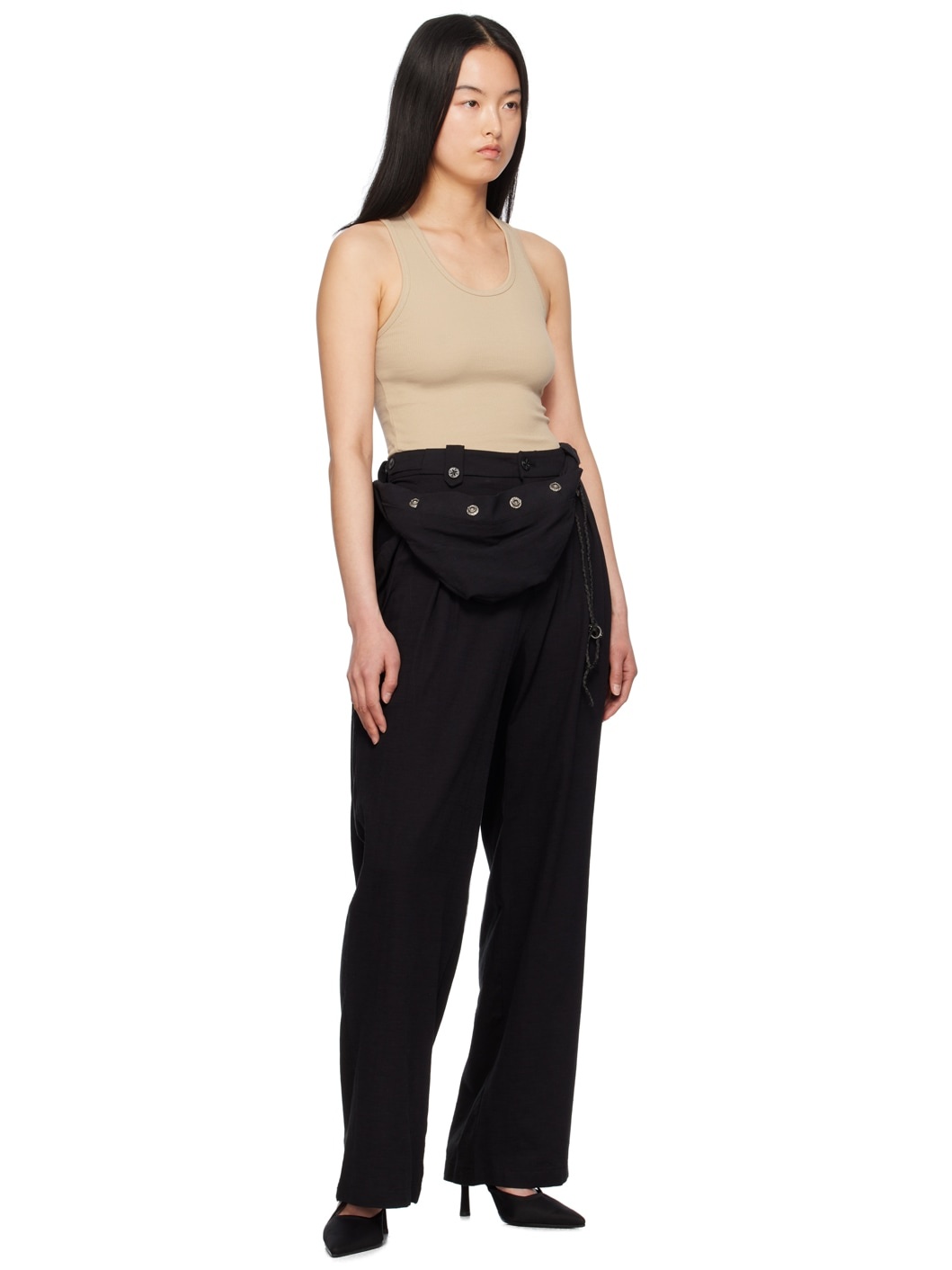 SSENSE Exclusive Black Trousers - 4