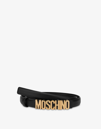 Moschino BELT WITH MINI LETTERING LOGO outlook