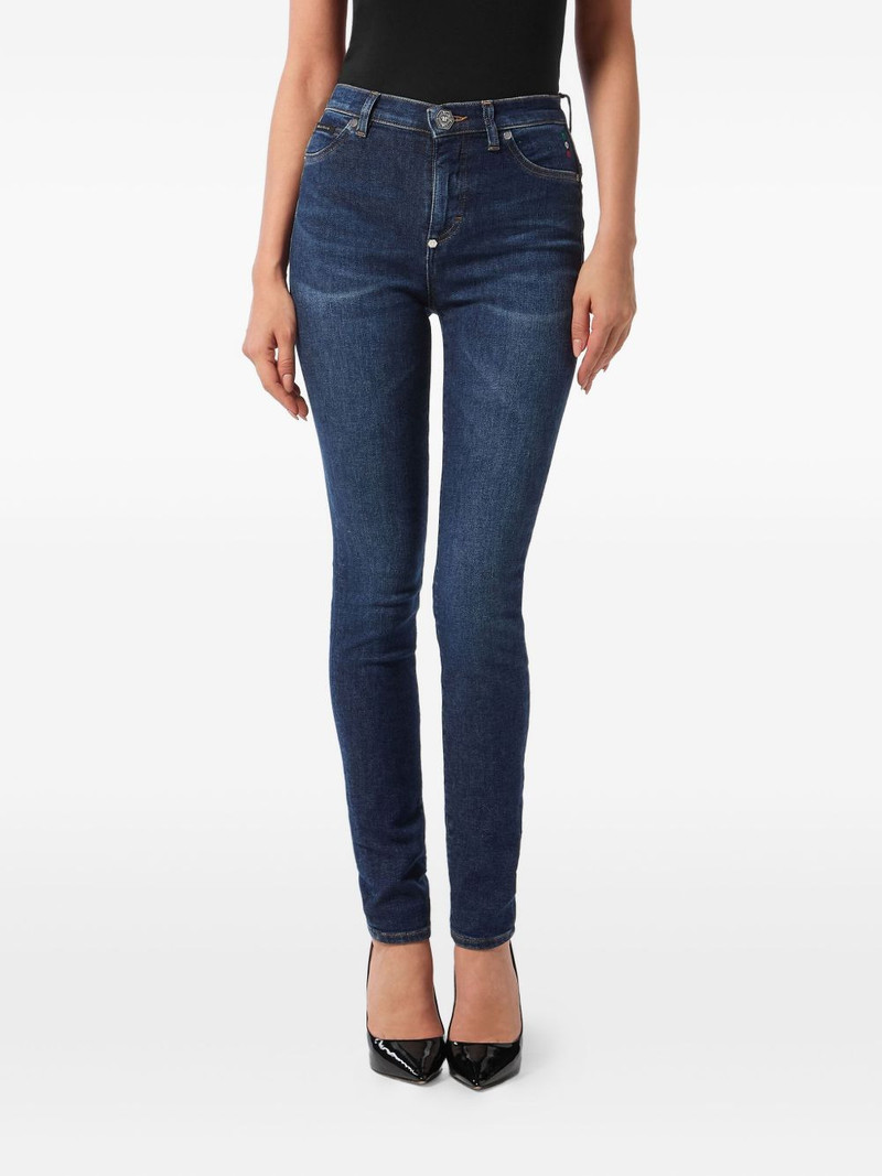 PHILIPP PLEIN logo-plaque jeans outlook