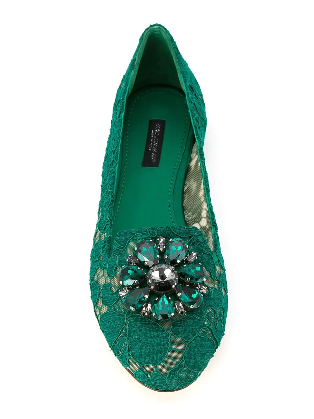 Vally Taormina lace ballerina shoes - 4