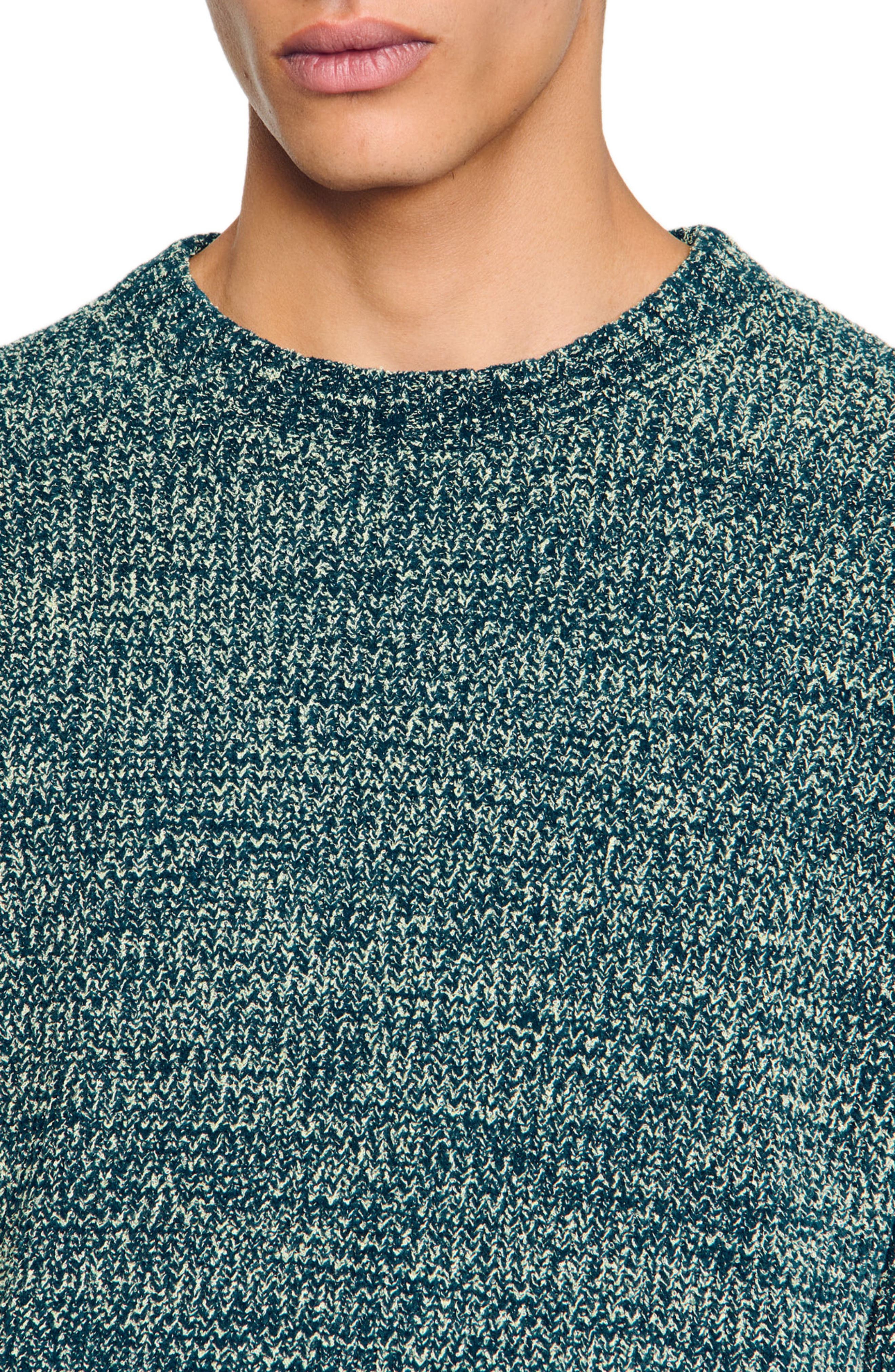 SANDRO Chenille sweater in Super Green at Nordstrom - 4