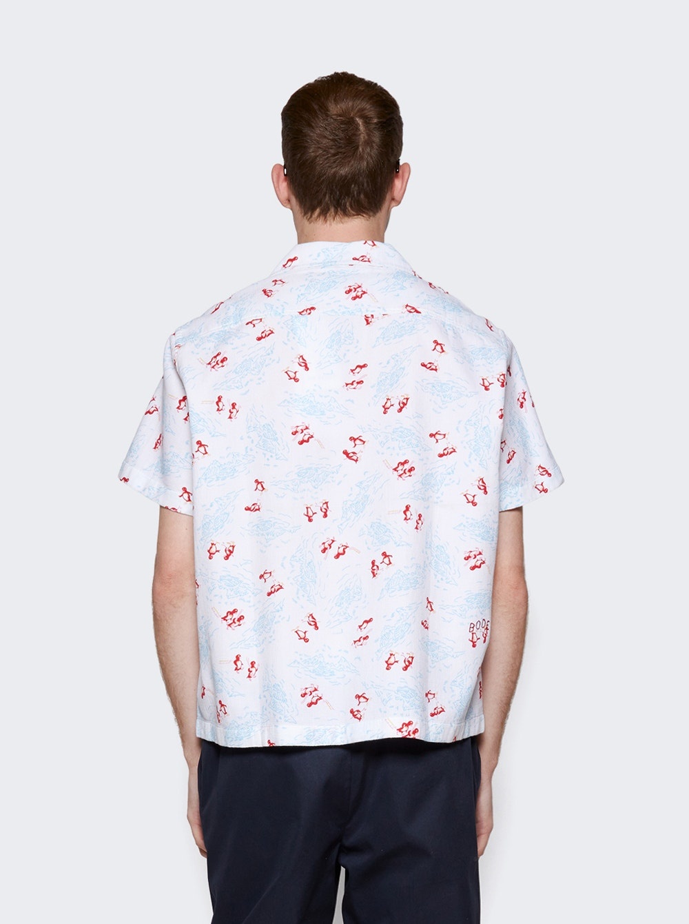 Skiing Penguins Shirt White - 5