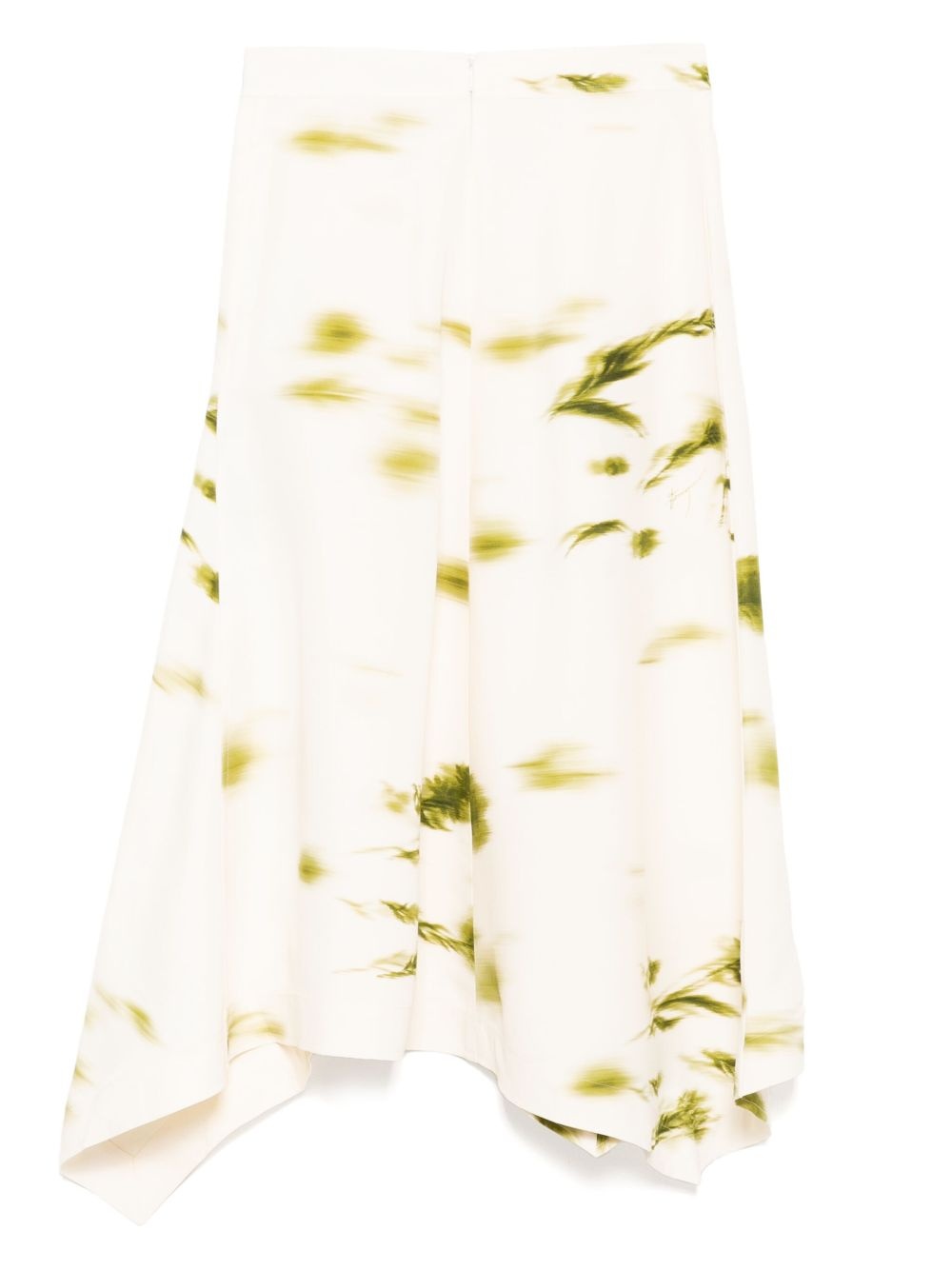 midi blossom print handkerchief skirt - 2