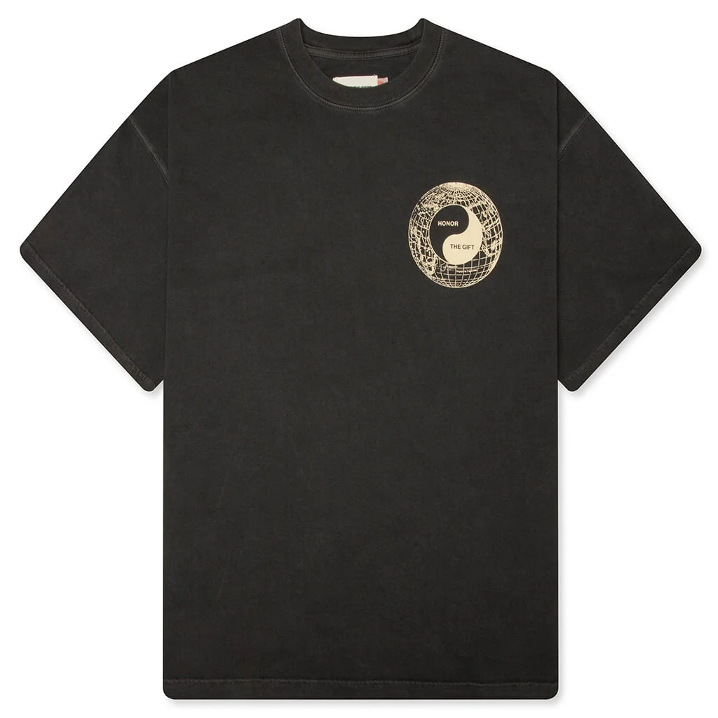 BREATHE IN BREATHE OUT S/S TEE - BLACK - 1