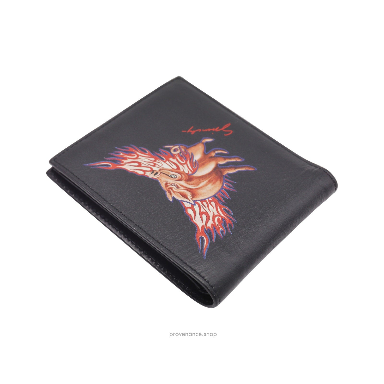 Givenchy  Leather Wallet with Zodiac Sign Pig Print - 4
