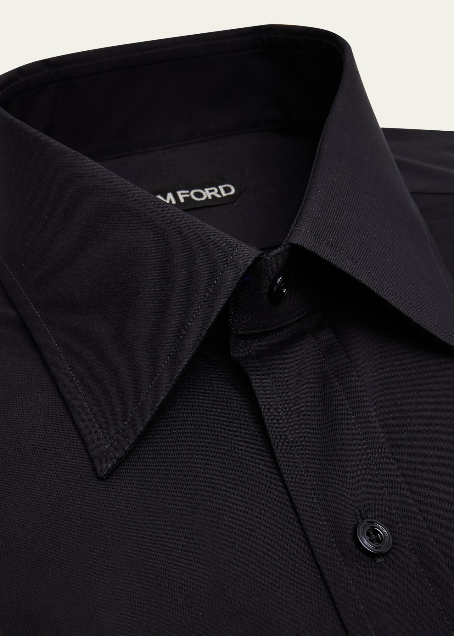 Men's Poplin Point-Collar Dress Shirt - 2