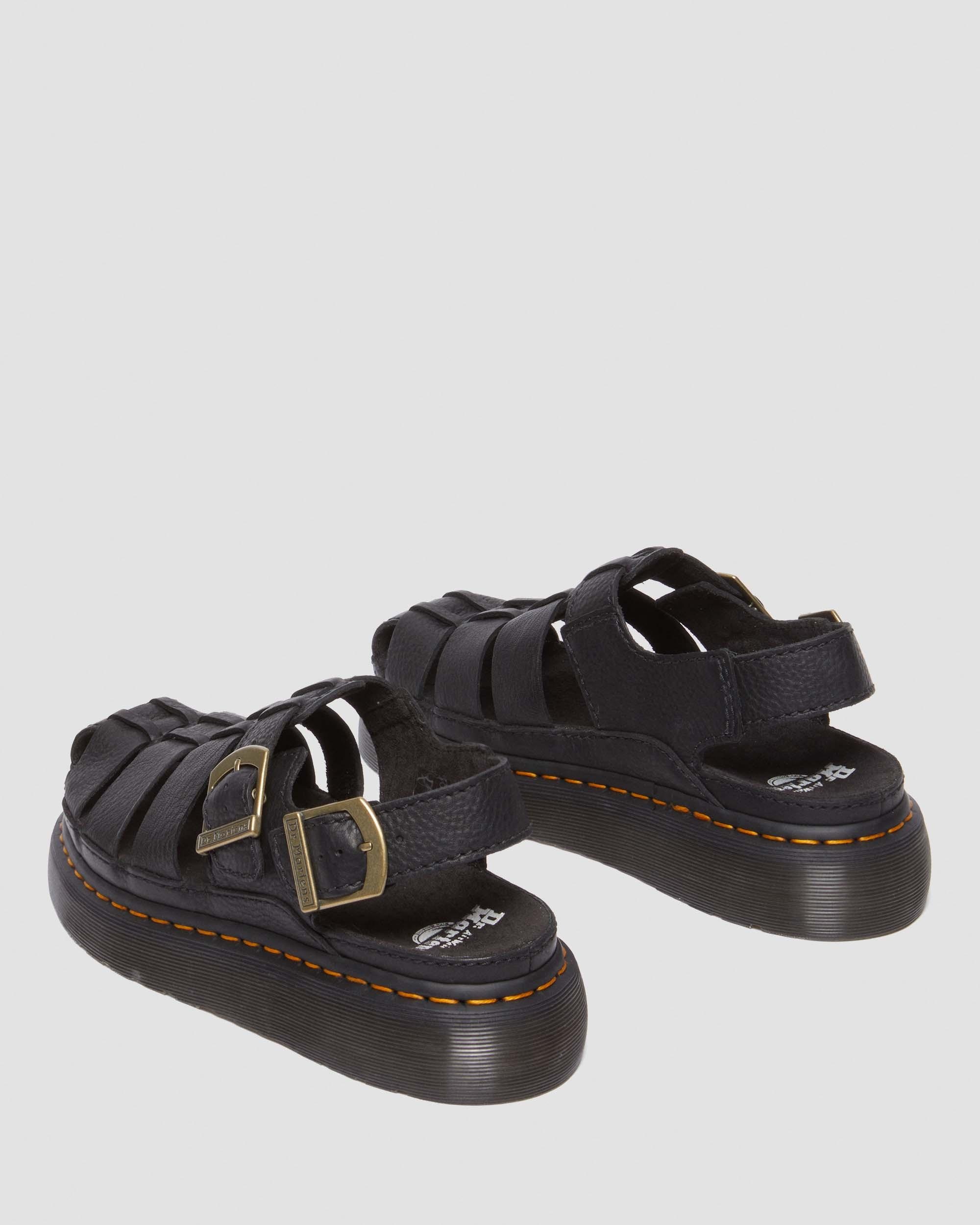 Wrenlie Grizzly Leather Fisherman Sandals - 11