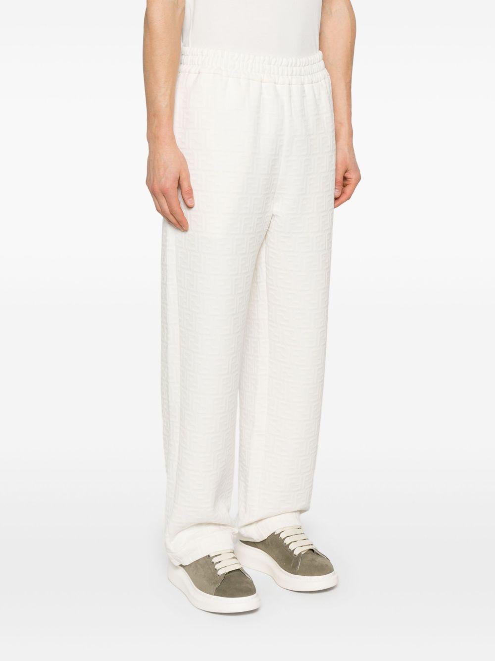 FF-embossed sweatpants - 3