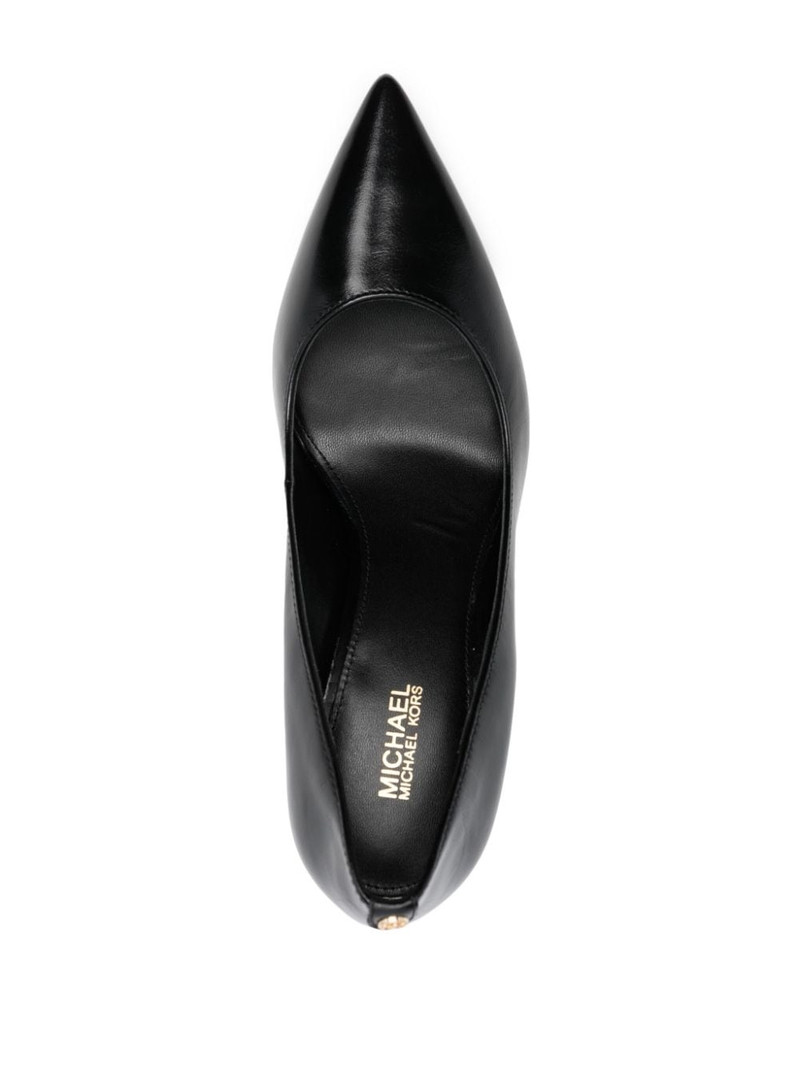 Clara 80mm leather pumps 4