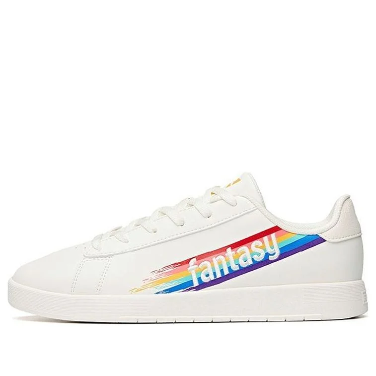 (WMNS) ANTA Skateboarding Series Sneakers 'White with Rainbow' 122038061-2 - 1