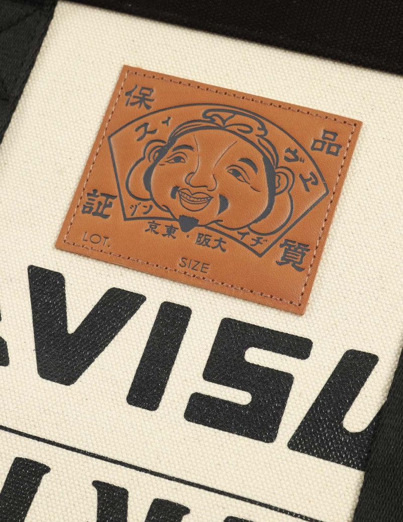 GRAFFITI SEAGULL PRINT CANVAS TOTE BAG 3