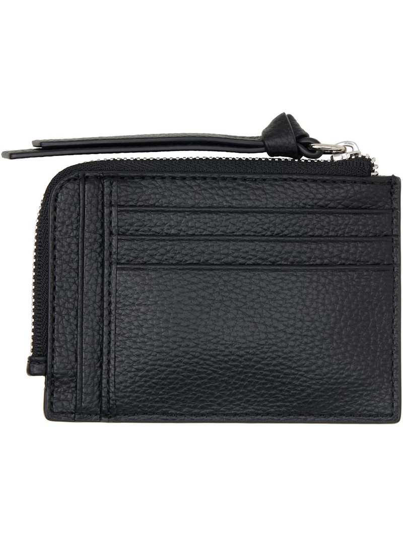 Vivienne Westwood Black Zip Card Holder outlook