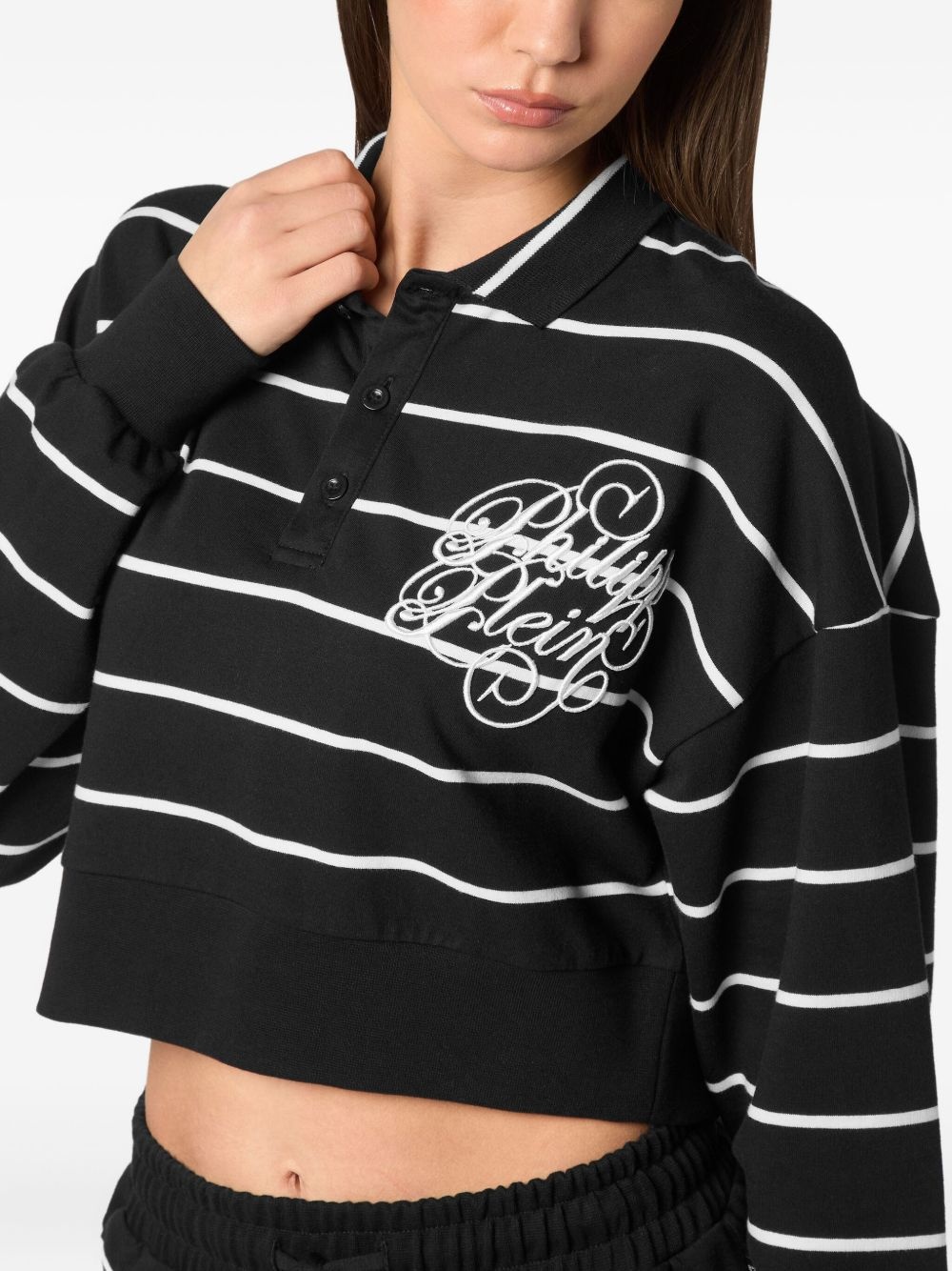 striped polo shirt - 4
