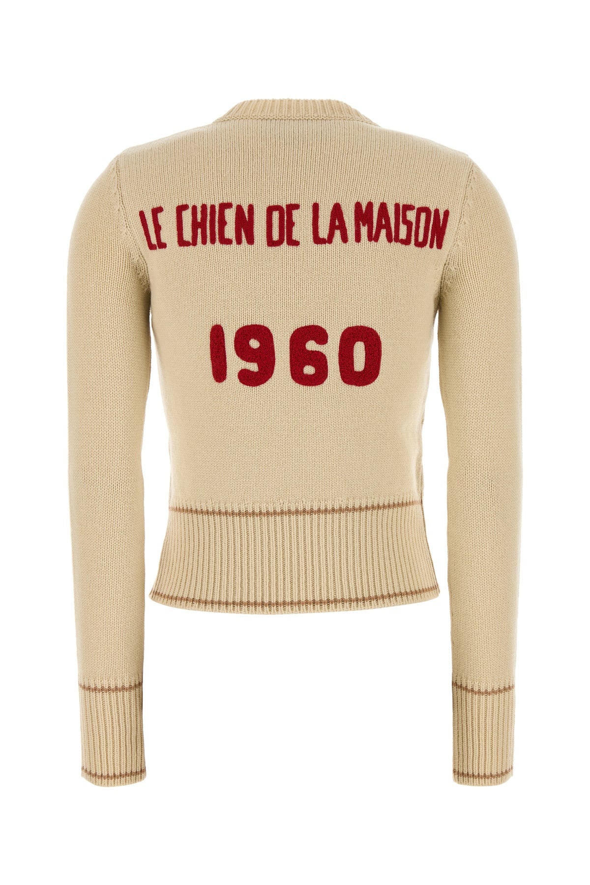 Beige wool sweater - 2