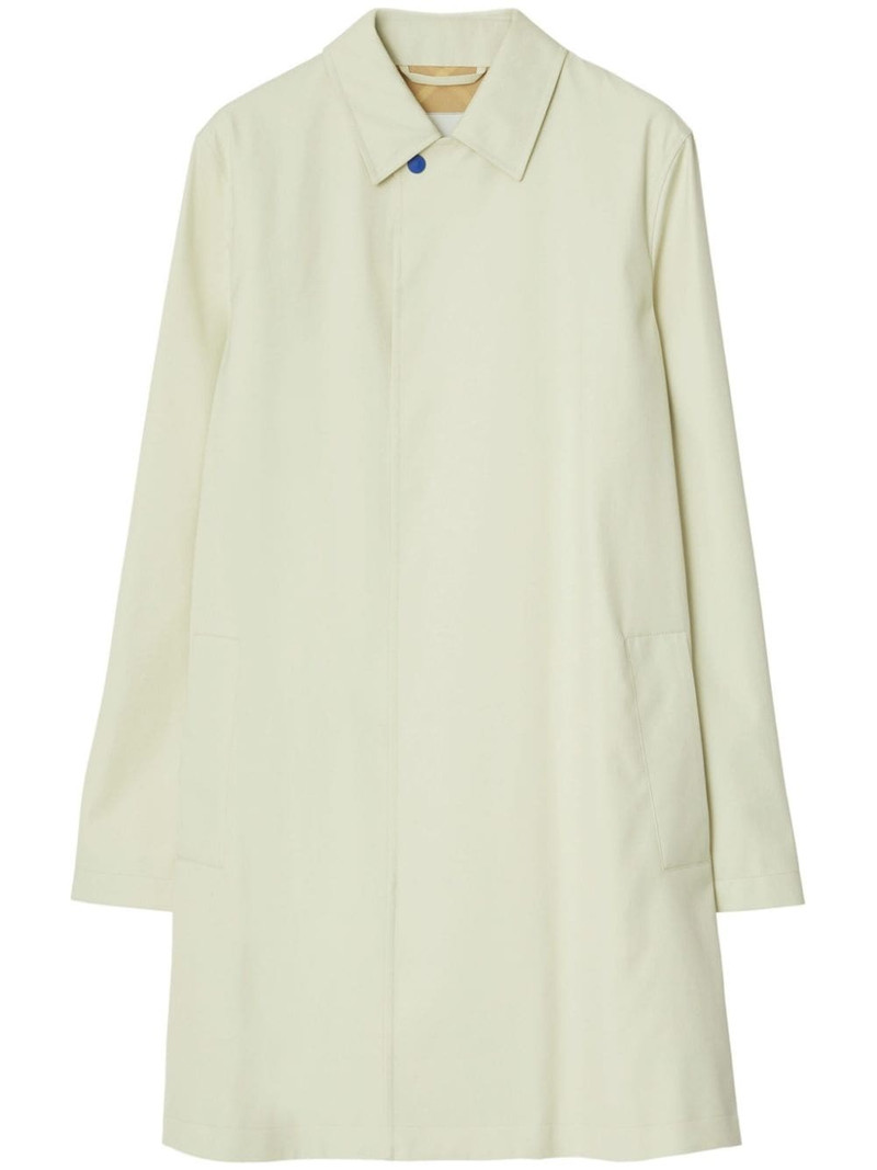 classic-collar cotton trench coat 1