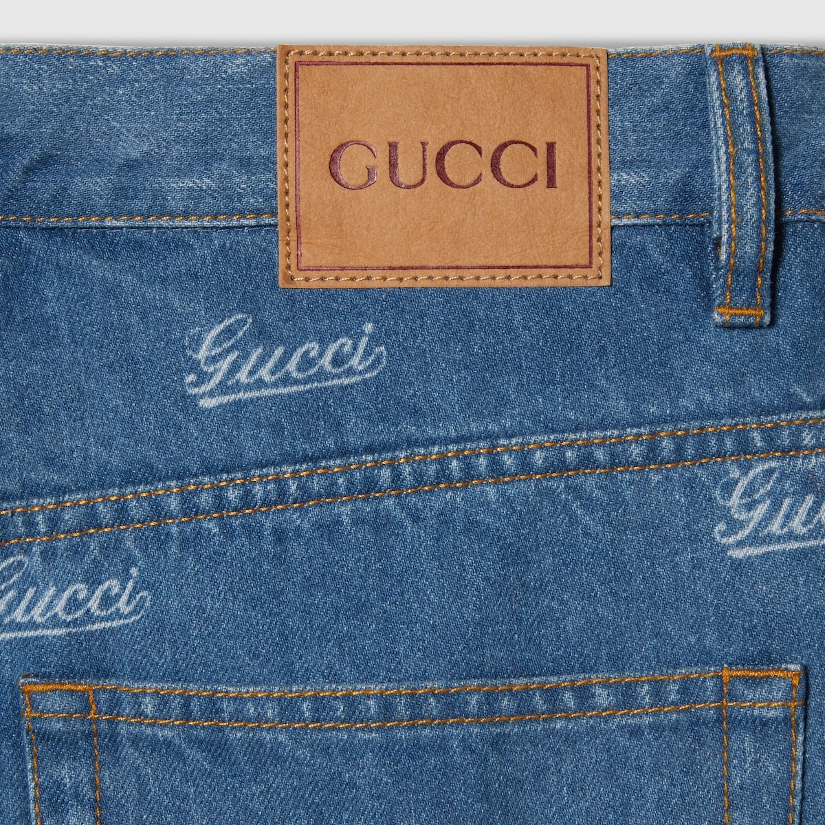 Low waist cropped denim pant - 7