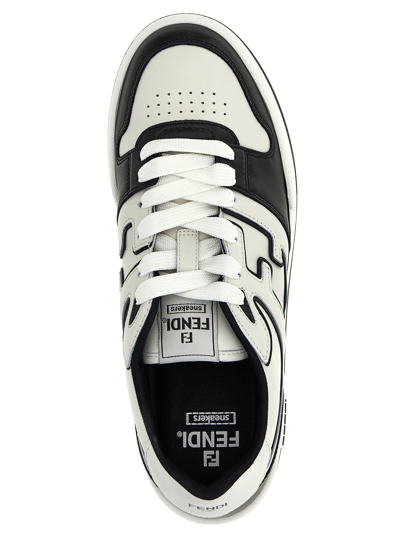 Fendi Match Sneakers White/Black - 4