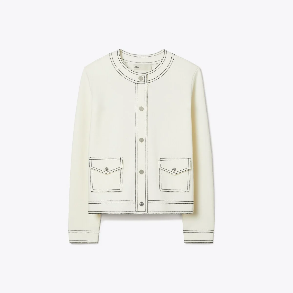 Topstitch Wool Cardigan - 1